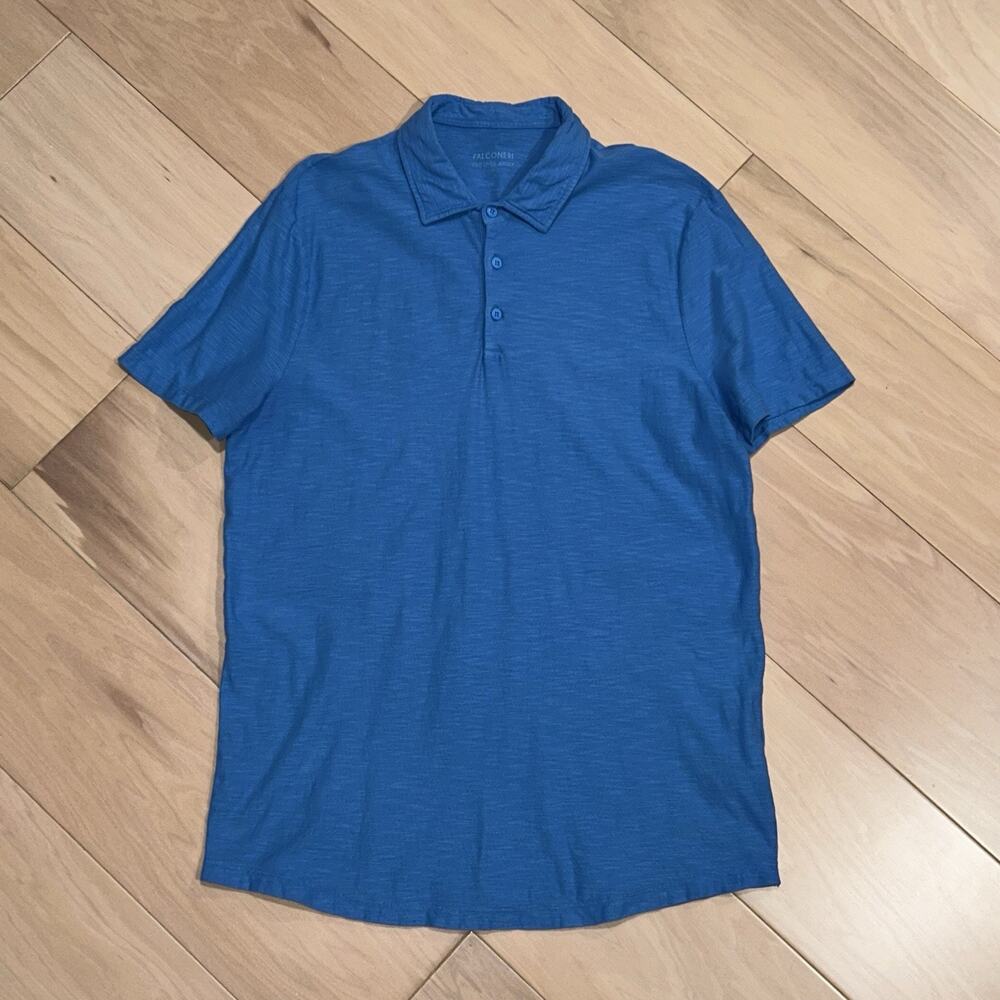 Falconeri Old Dyed Jersey Polo Short Sleeve Men’s Large